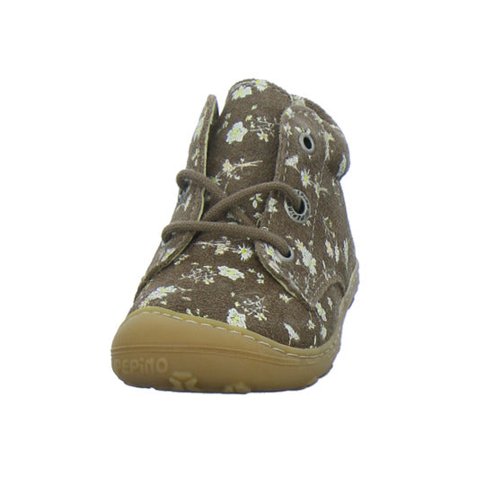 Ricosta Stiefel ungefüttert Dots Braun-kombi