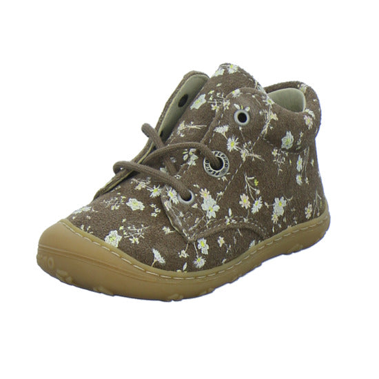 Ricosta Stiefel ungefüttert Dots Braun-kombi
