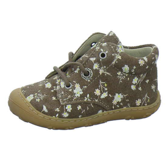 Ricosta Stiefel ungefüttert Dots Braun-kombi