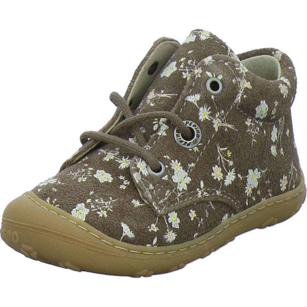 Ricosta Stiefel ungefüttert Dots Braun-kombi