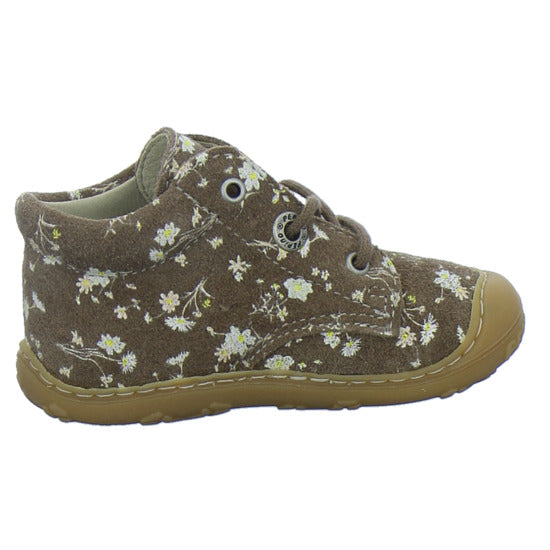 Ricosta Stiefel ungefüttert Dots Braun-kombi