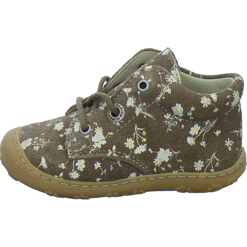 Ricosta Stiefel ungefüttert Dots Braun-kombi