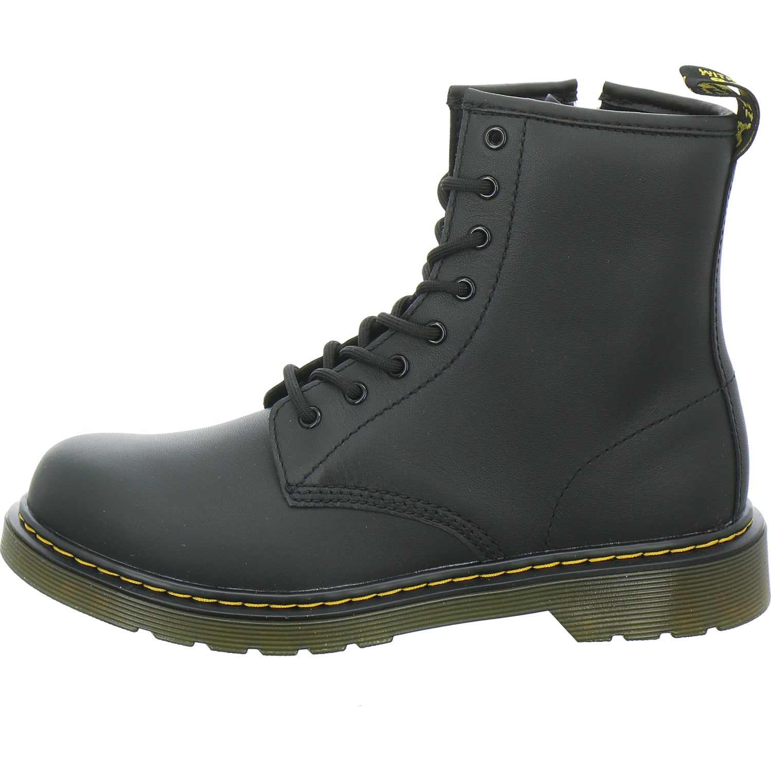 Dr. Martens Stiefel ungefüttert Unisex - Baby 1460 Junior Schwarz