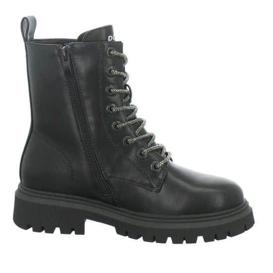 Dockers Stiefel ungefüttert Mädchen Schwarz