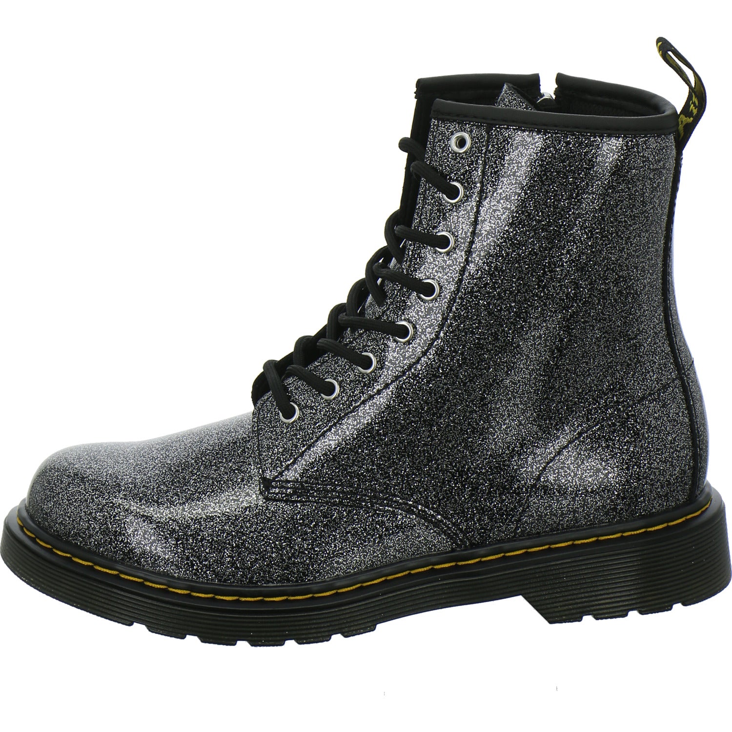 Dr. Martens 1460 J Stiefel ungefüttert Schwarz-kombi