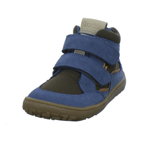Froddo Barefoot Stiefel ungefüttert Blau-kombi - 360° Ansicht