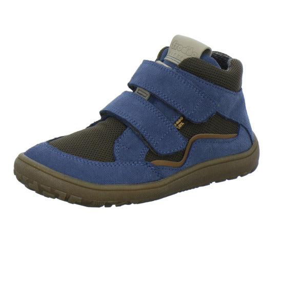 Froddo Barefoot Stiefel ungefüttert Blau-kombi - 360° Ansicht