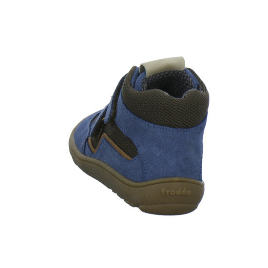 Froddo Barefoot Stiefel ungefüttert Blau-kombi - 360° Ansicht