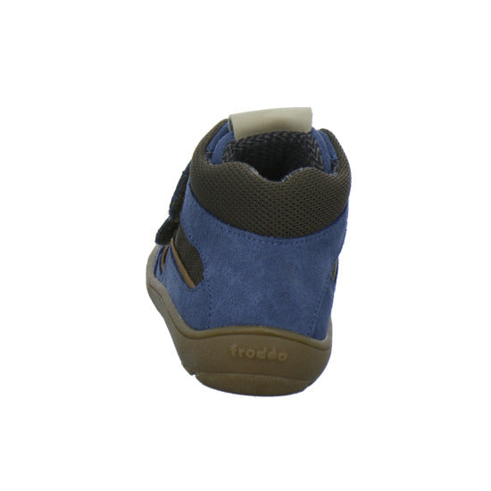 Froddo Barefoot Stiefel ungefüttert Blau-kombi - 360° Ansicht