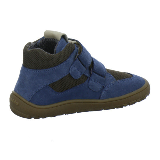 Froddo Barefoot Stiefel ungefüttert Blau-kombi - 360° Ansicht