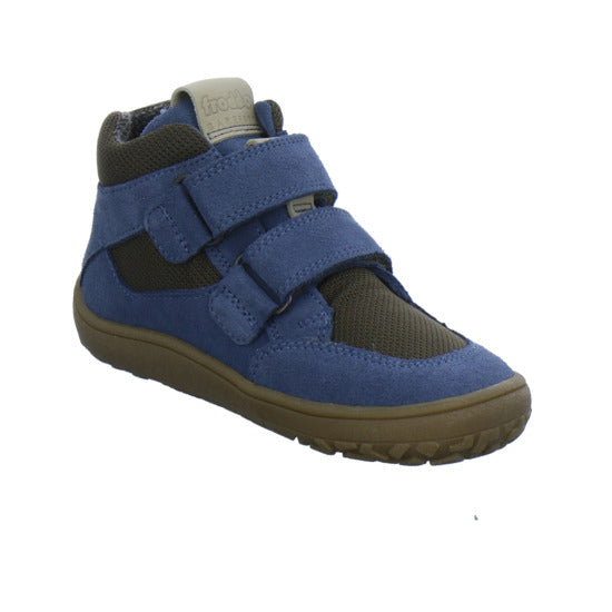 Froddo Barefoot Stiefel ungefüttert Blau-kombi - 360° Ansicht