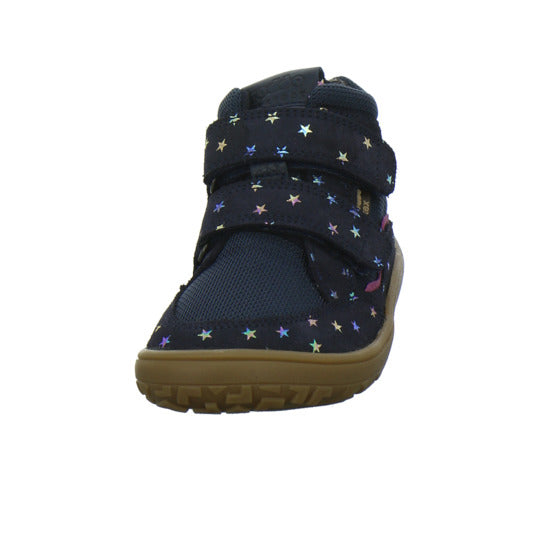 Froddo Stiefel ungefüttert Mädchen Barefoot Blau-kombi