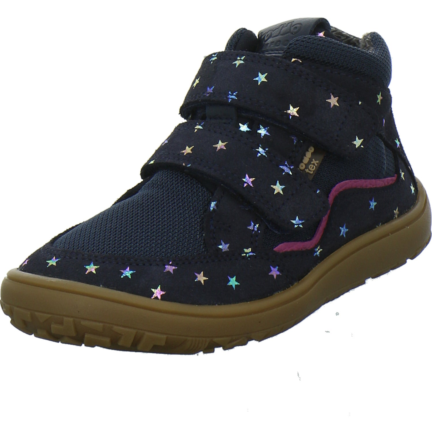 Froddo Stiefel ungefüttert Mädchen Barefoot Blau-kombi
