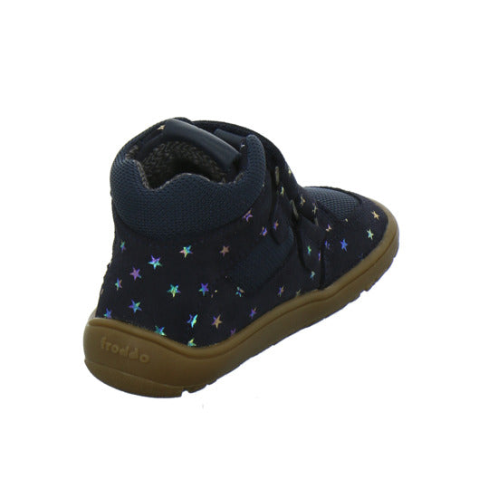 Froddo Stiefel ungefüttert Mädchen Barefoot Blau-kombi