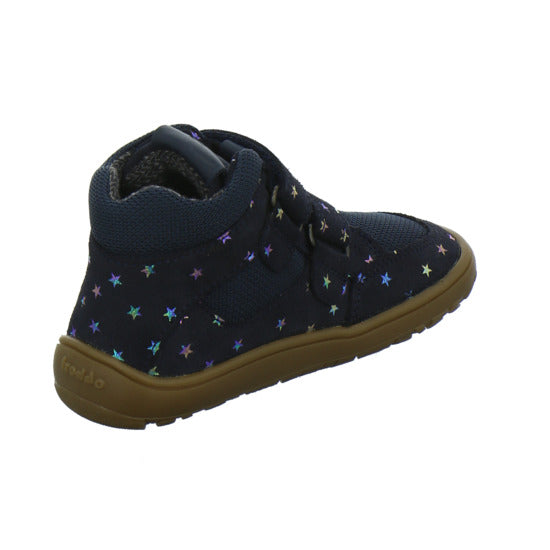 Froddo Stiefel ungefüttert Mädchen Barefoot Blau-kombi