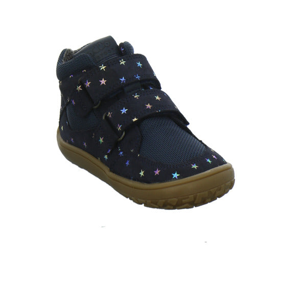 Froddo Stiefel ungefüttert Mädchen Barefoot Blau-kombi