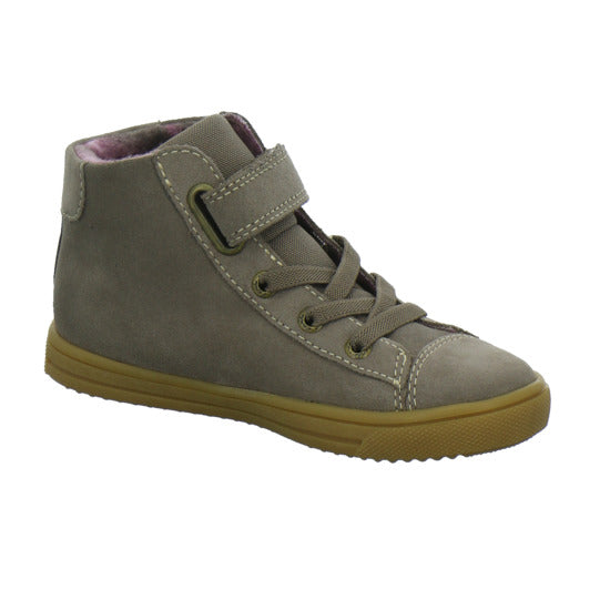 Lurchi Stiefel ungefüttert Mädchen Star Blinker taupe