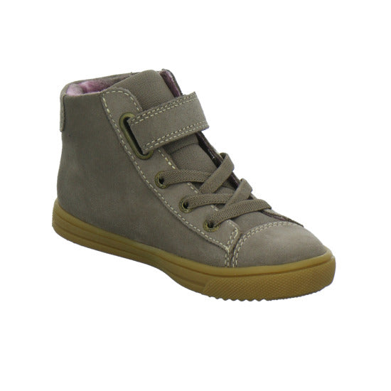 Lurchi Stiefel ungefüttert Mädchen Star Blinker taupe
