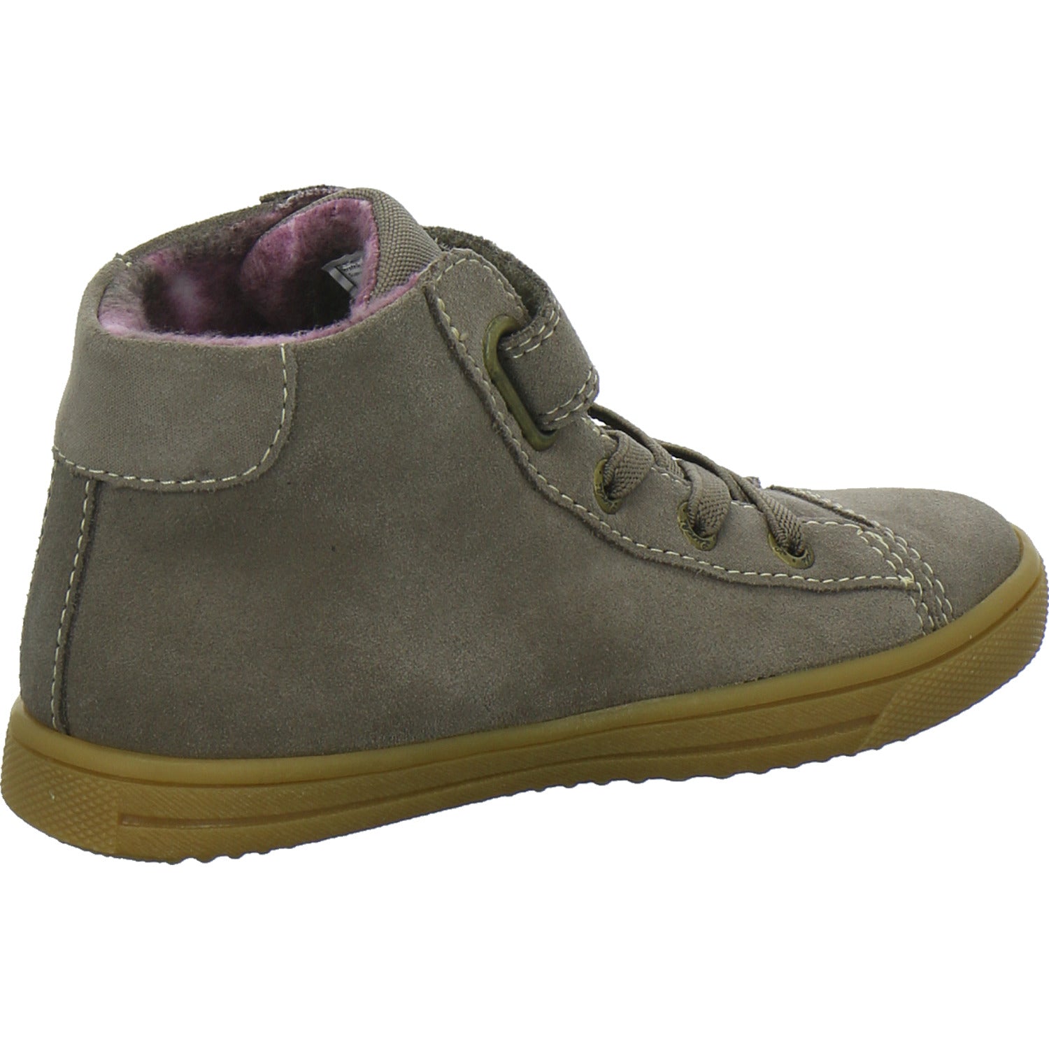 Lurchi Stiefel ungefüttert Mädchen Star Blinker taupe