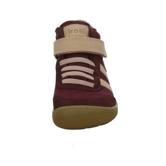 Koel Stiefel ungefüttert Mädchen Barefoot Tex Bordeaux