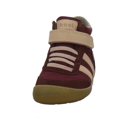 Koel Stiefel ungefüttert Mädchen Barefoot Tex Bordeaux