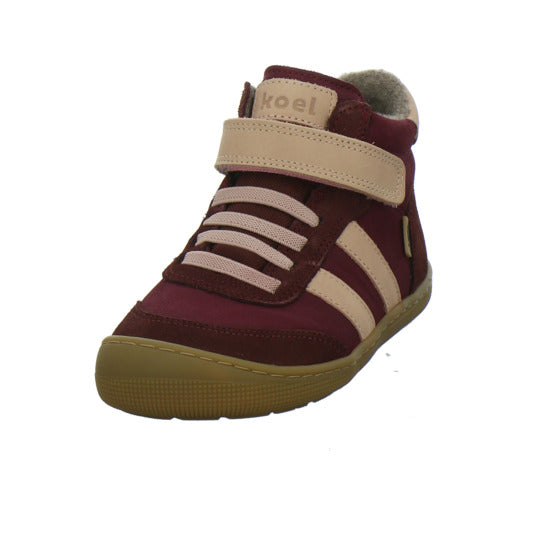 Koel Stiefel ungefüttert Mädchen Barefoot Tex Bordeaux