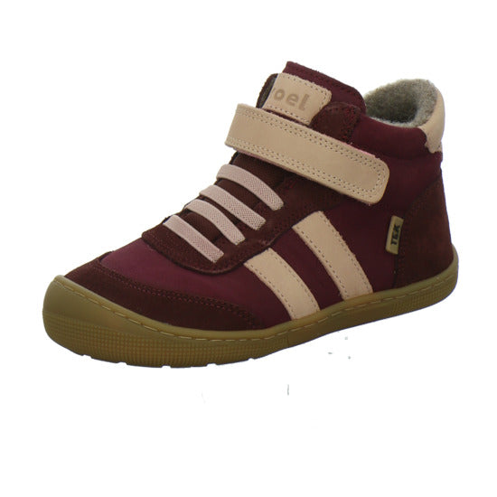 Koel Stiefel ungefüttert Mädchen Barefoot Tex Bordeaux