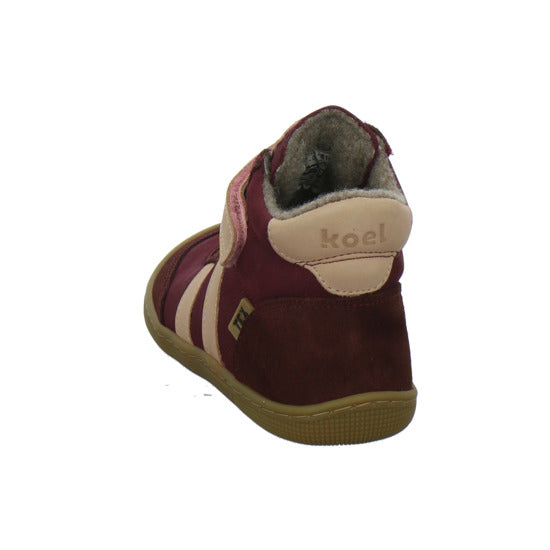Koel Stiefel ungefüttert Mädchen Barefoot Tex Bordeaux