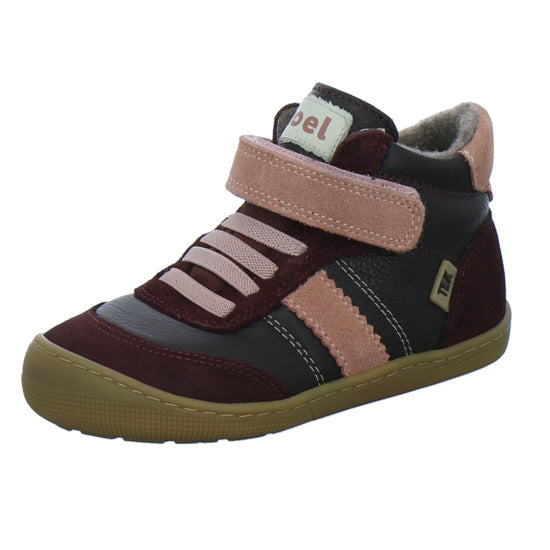 Koel Stiefel ungefüttert Mädchen Barefoot Tex Bordeaux
