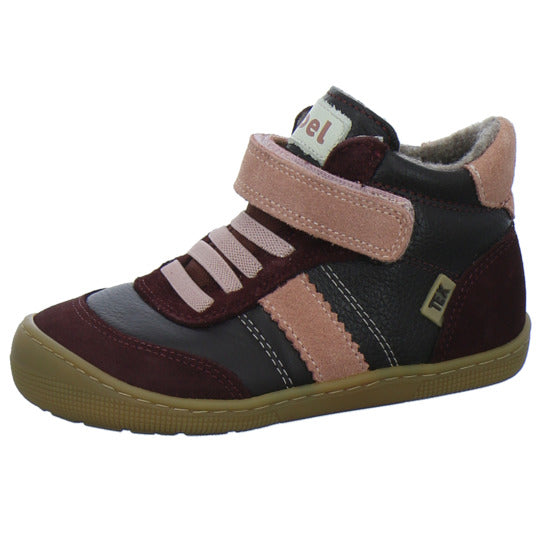Koel Stiefel ungefüttert Mädchen Barefoot Tex Bordeaux
