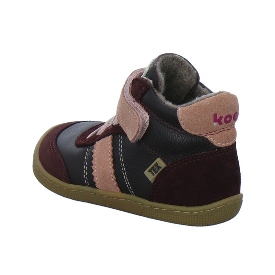 Koel Stiefel ungefüttert Mädchen Barefoot Tex Bordeaux
