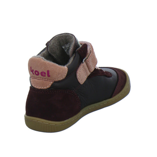 Koel Stiefel ungefüttert Mädchen Barefoot Tex Bordeaux