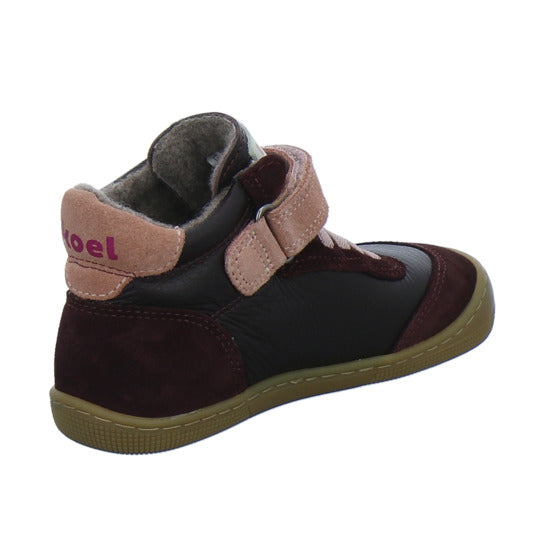 Koel Stiefel ungefüttert Mädchen Barefoot Tex Bordeaux