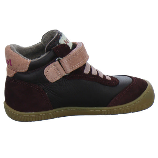 Koel Stiefel ungefüttert Mädchen Barefoot Tex Bordeaux