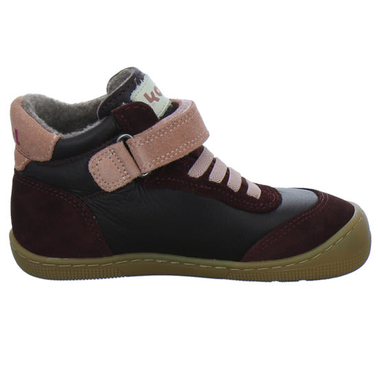 Koel Stiefel ungefüttert Mädchen Barefoot Tex Bordeaux
