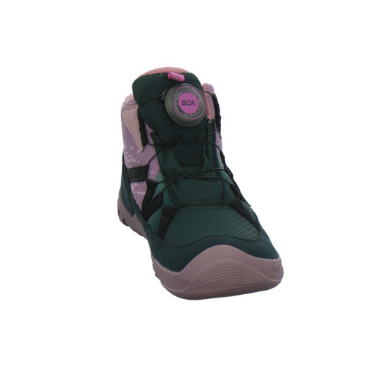 Superfit Stiefel ungefüttert Mädchen Barefit Grün-kombi