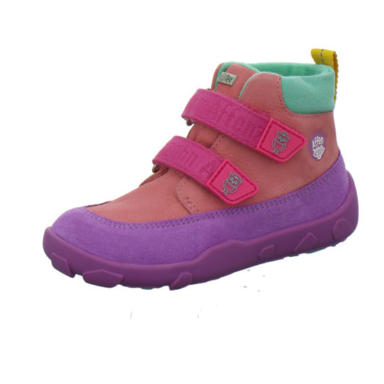Affenzahn Stiefel ungefüttert Mädchen Leder Friendy Multi
