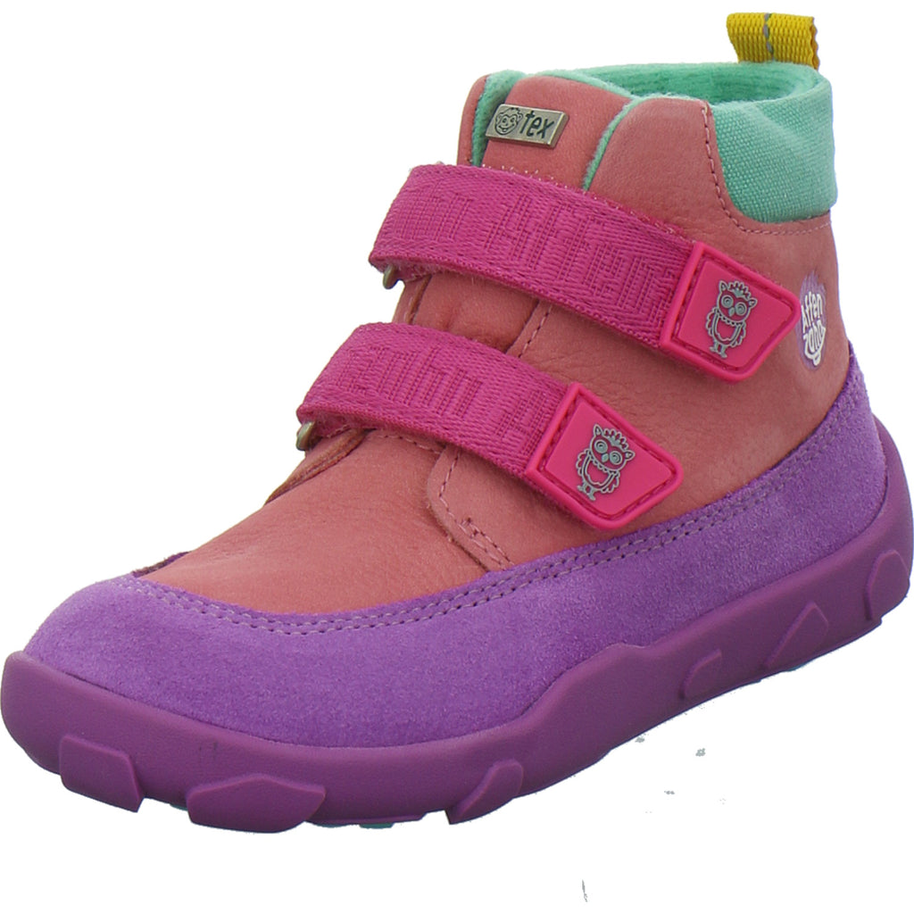 Affenzahn Stiefel ungefüttert Mädchen Leder Friendy Multi