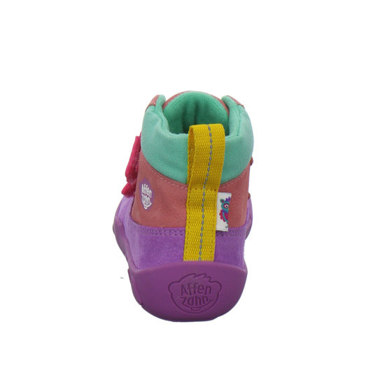 Affenzahn Stiefel ungefüttert Mädchen Leder Friendy Multi