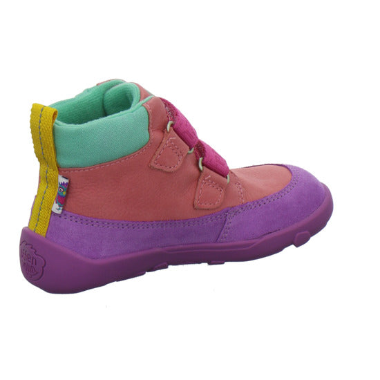 Affenzahn Stiefel ungefüttert Mädchen Leder Friendy Multi