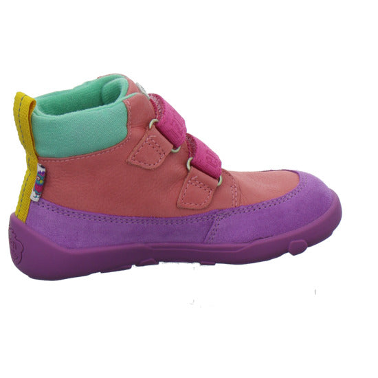 Affenzahn Stiefel ungefüttert Mädchen Leder Friendy Multi