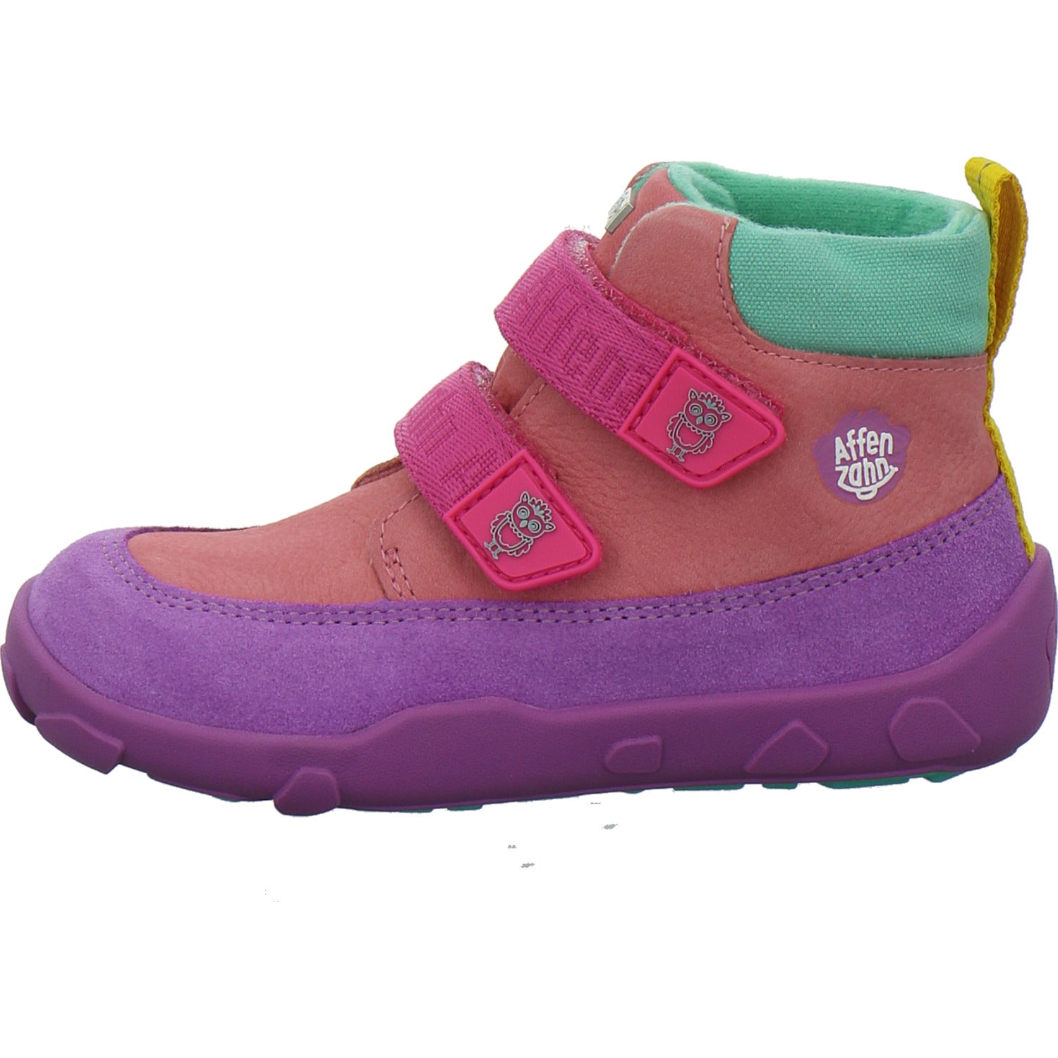Affenzahn Stiefel ungefüttert Mädchen Leder Friendy Multi