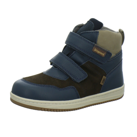 Bisgaard Matty Tex Stiefel ungefüttert Blau-kombi - 360° Ansicht