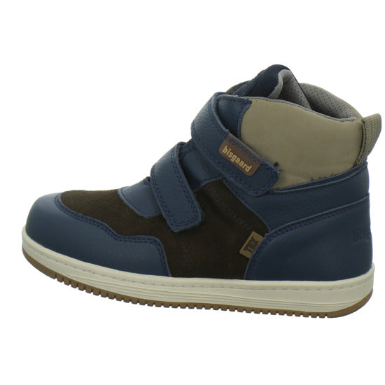 Bisgaard Matty Tex Stiefel ungefüttert Blau-kombi - 360° Ansicht