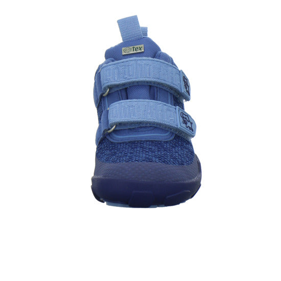 Affenzahn Knit Happy Stiefel ungefüttert Blau-kombi