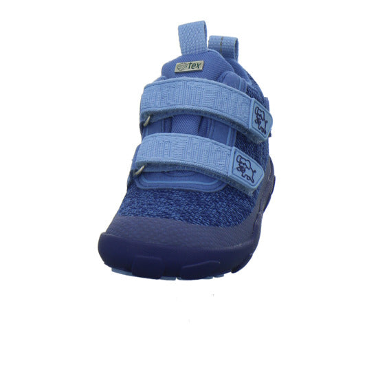 Affenzahn Knit Happy Stiefel ungefüttert Blau-kombi