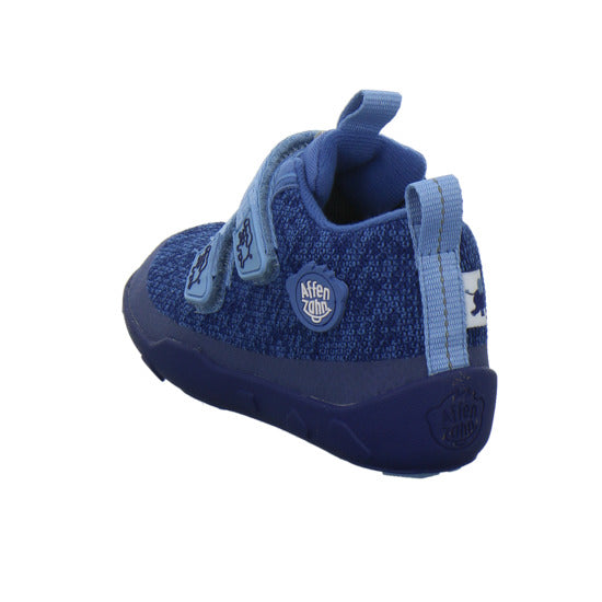 Affenzahn Knit Happy Stiefel ungefüttert Blau-kombi