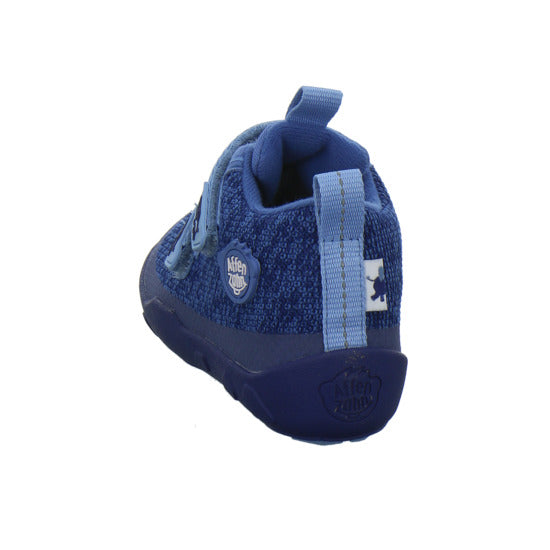 Affenzahn Knit Happy Stiefel ungefüttert Blau-kombi