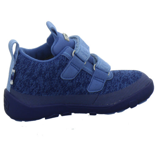 Affenzahn Knit Happy Stiefel ungefüttert Blau-kombi