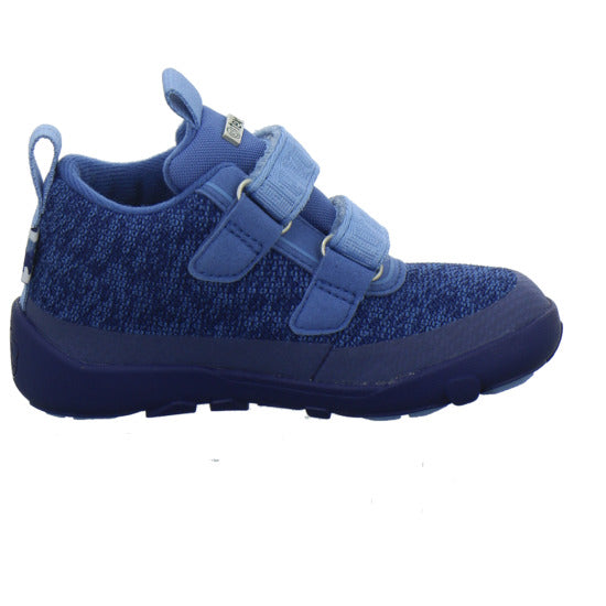 Affenzahn Knit Happy Stiefel ungefüttert Blau-kombi
